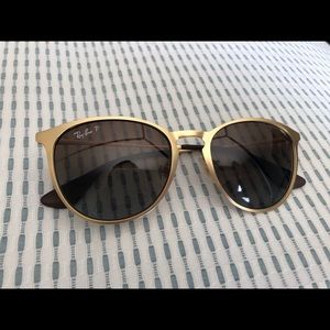 Ray-Ban Gold Erika Sunglasses